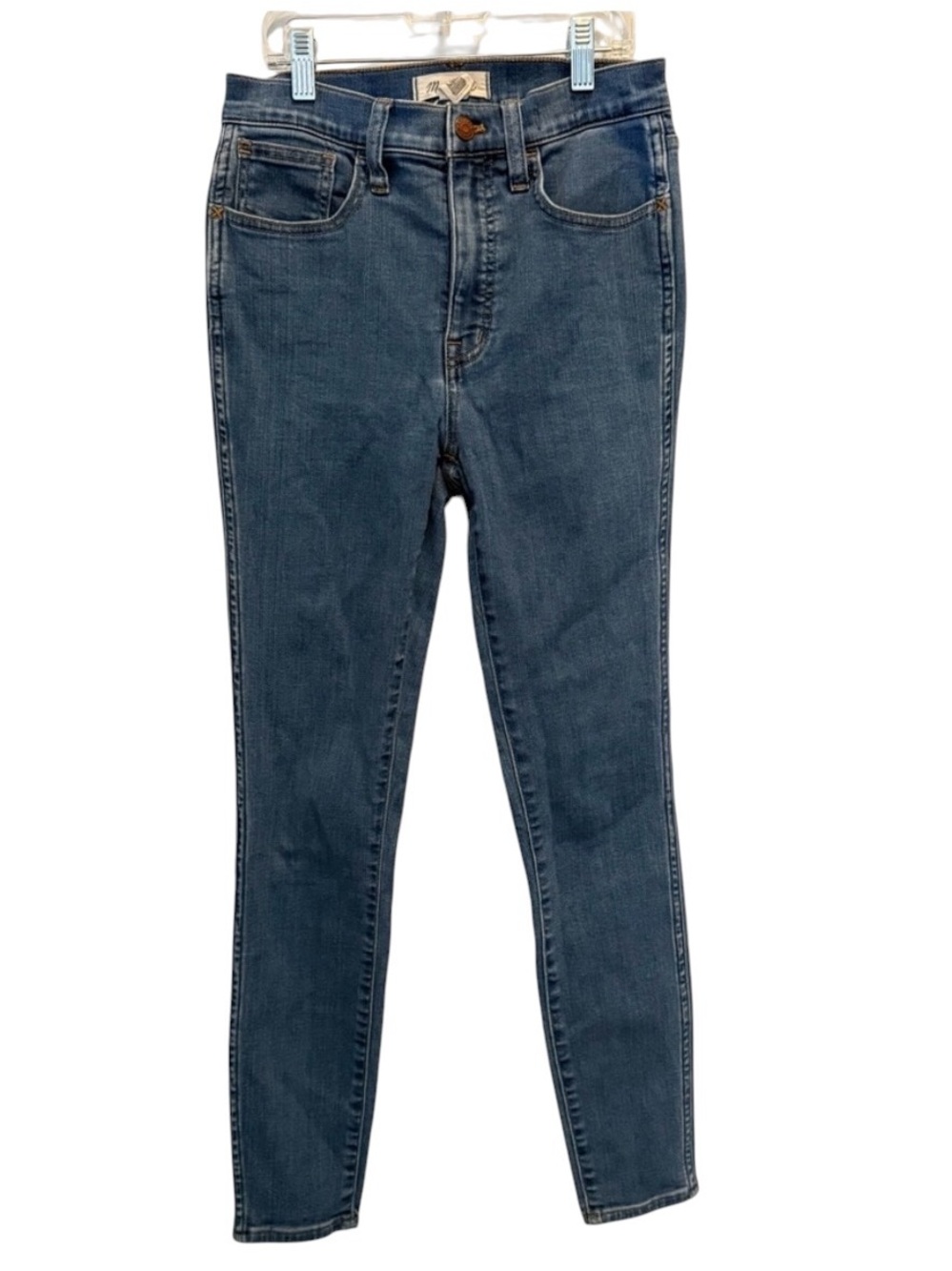 Madewell High Waisted Skinny 10" Roadtripper Denim Jeans Size 26